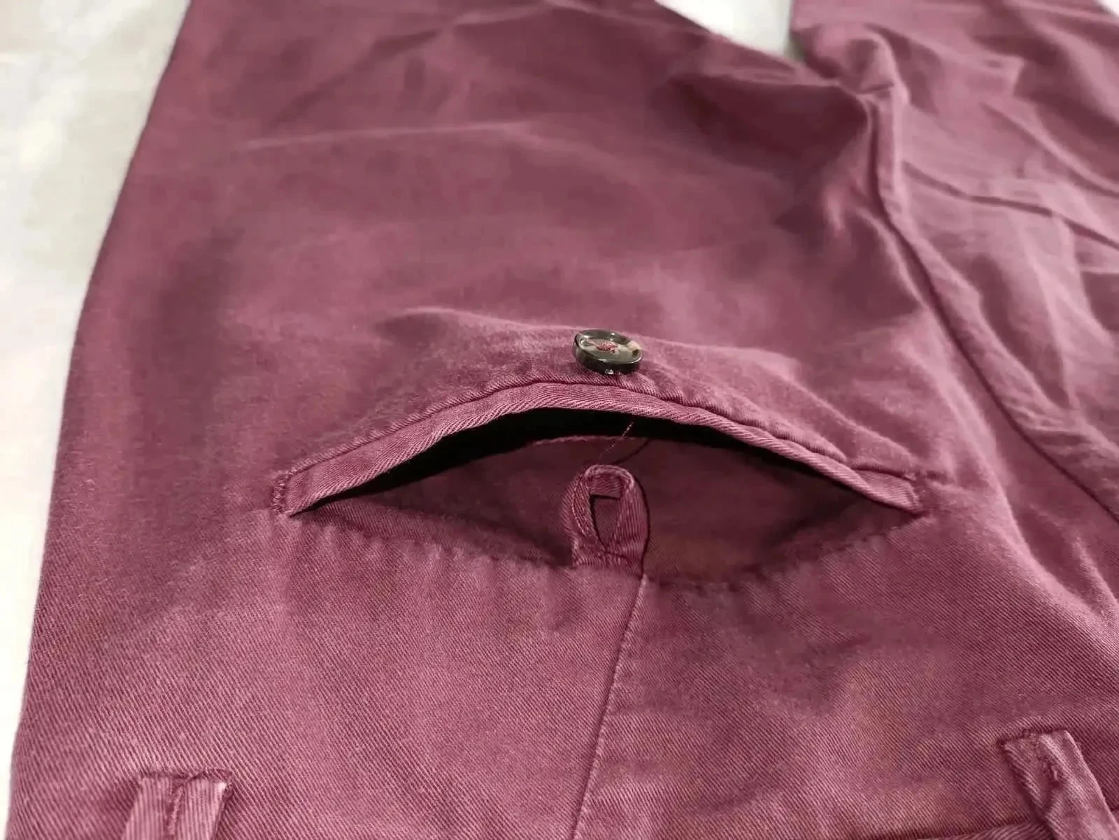 Pantalón chino Jules slim burdeos Talla 40 – photo 7